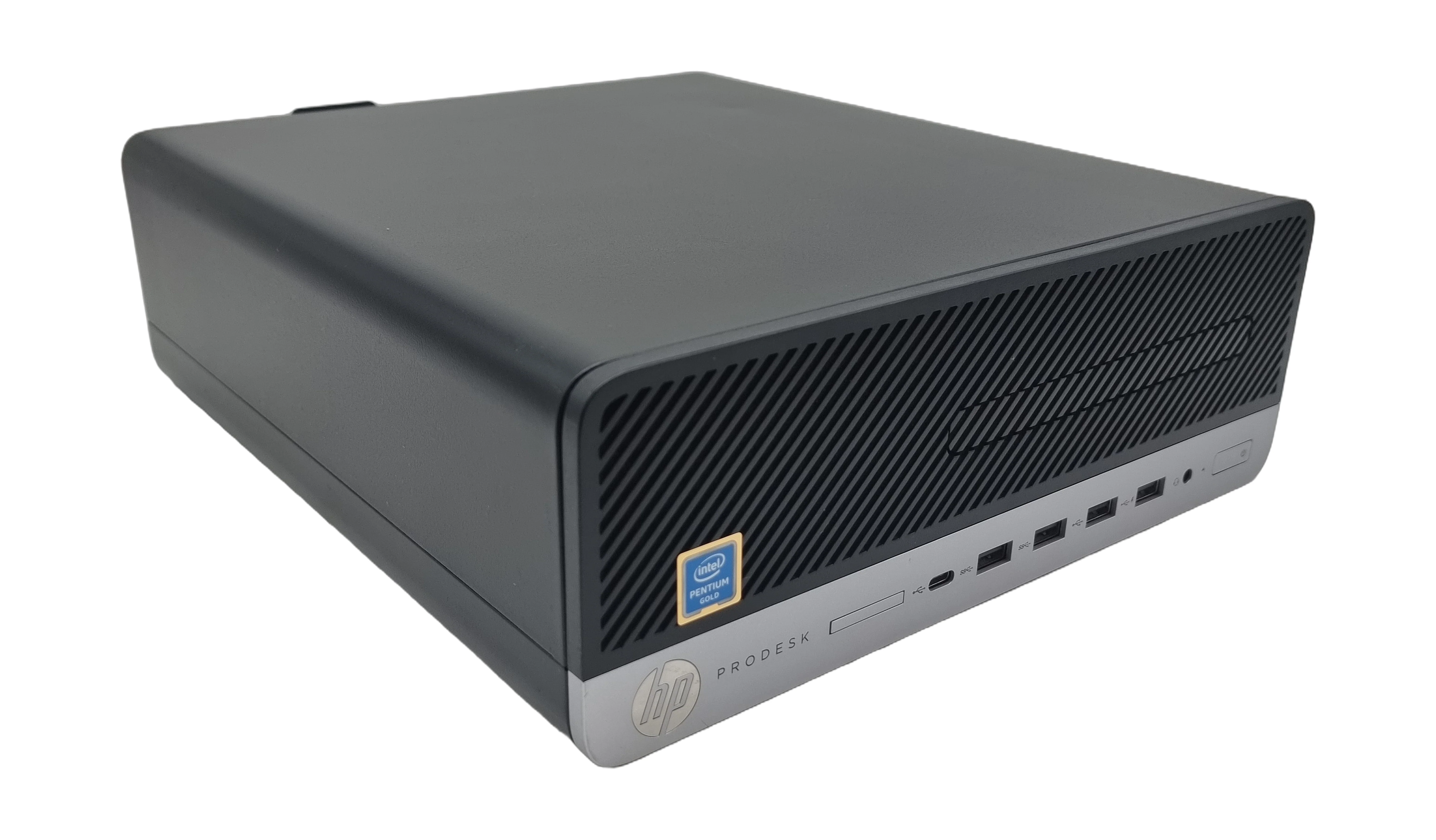 HP ProDesk 600 G5 SFF PC, Pentium Gold 8th Gen, 8GB RAM, 256GB SSD, Windows 11
