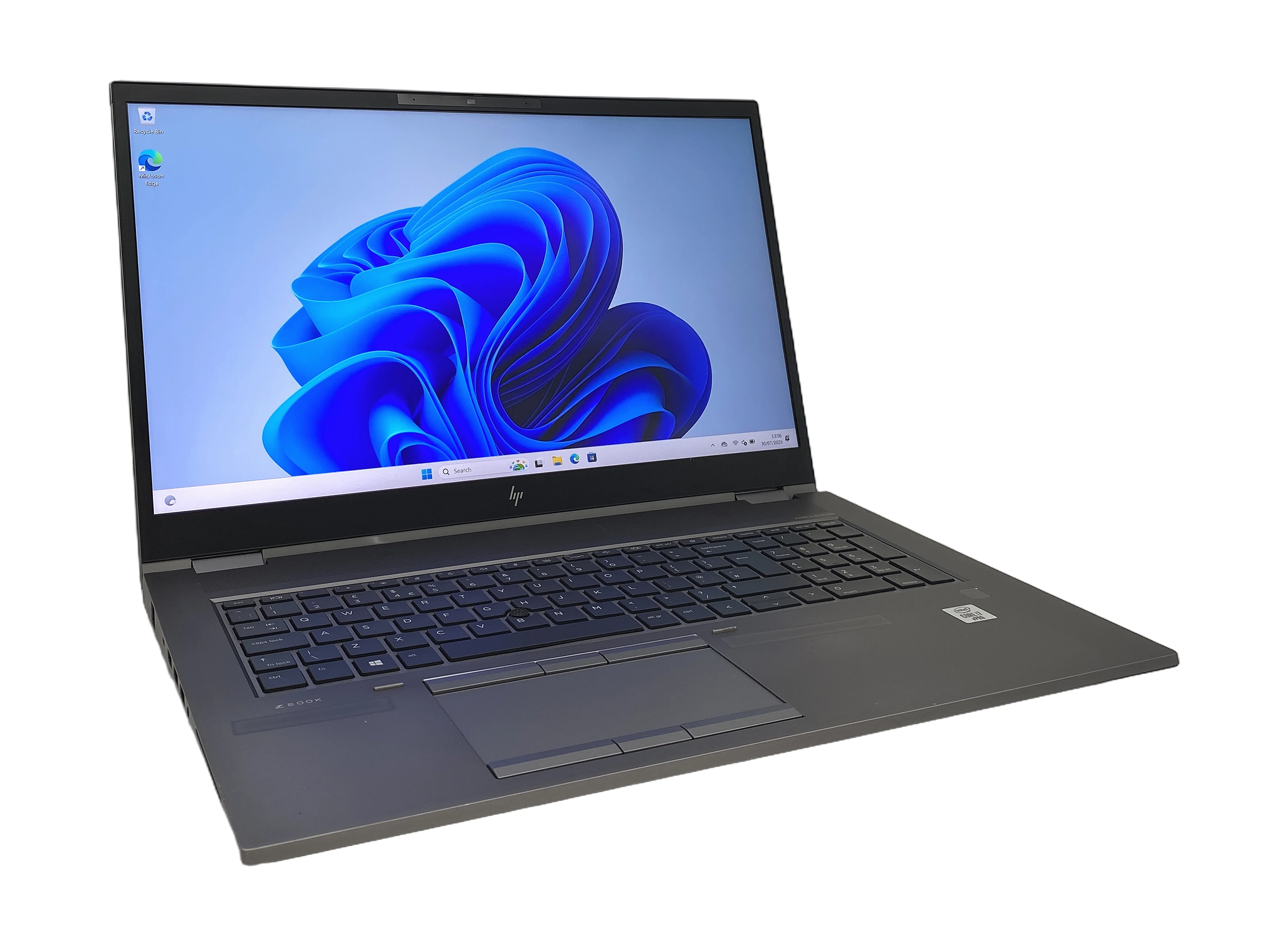 HP ZBook Fury 17 Laptop, 17.3" 10th Gen Core i7, 32GB RAM, 1TB SSD, Windows 11 (Grade C)