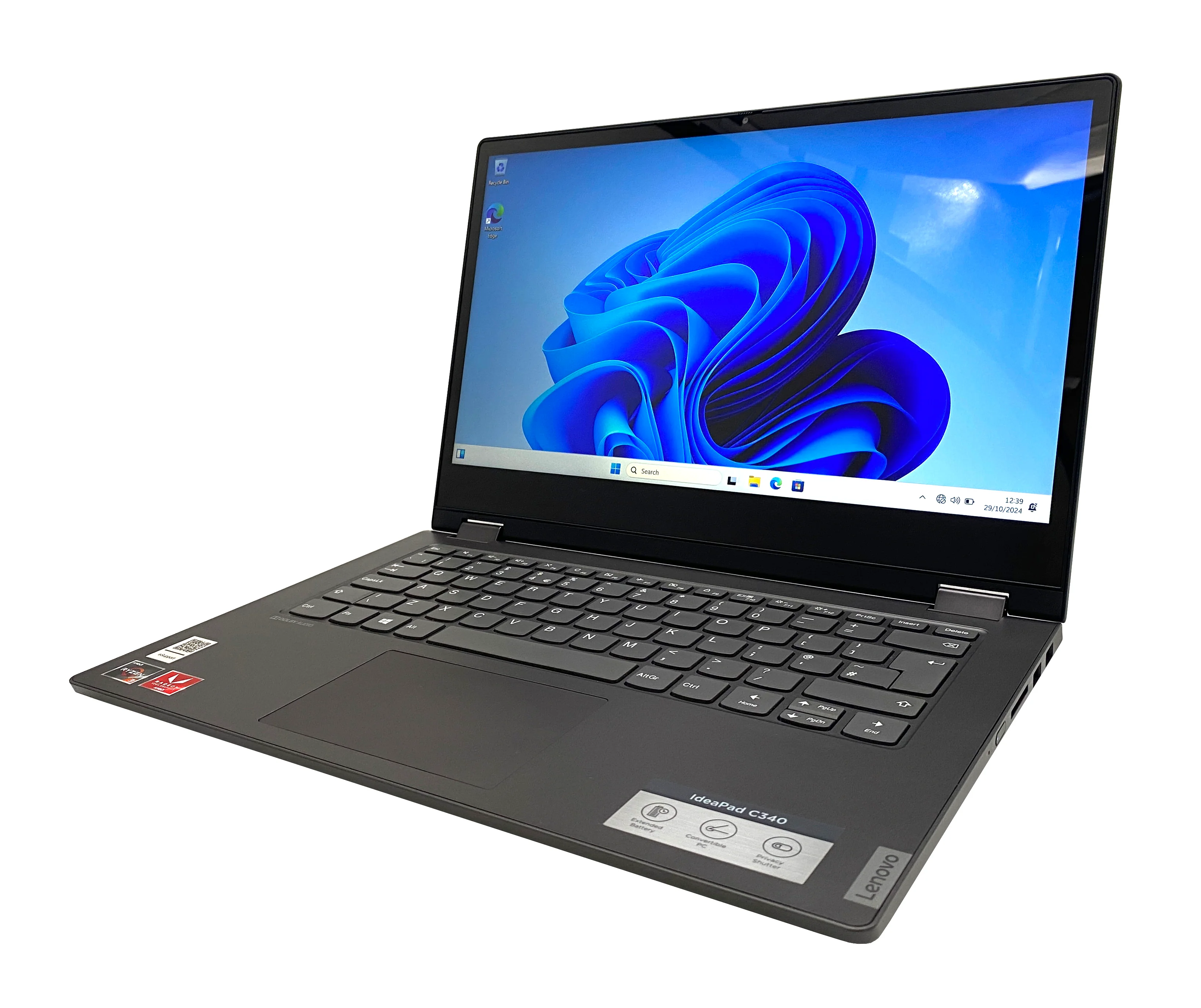 Lenovo IdeaPad C340-14API Laptop, 14" Ryzen 3 3rd Gen, 8GB RAM, 256GB SSD, Touch - Image 3