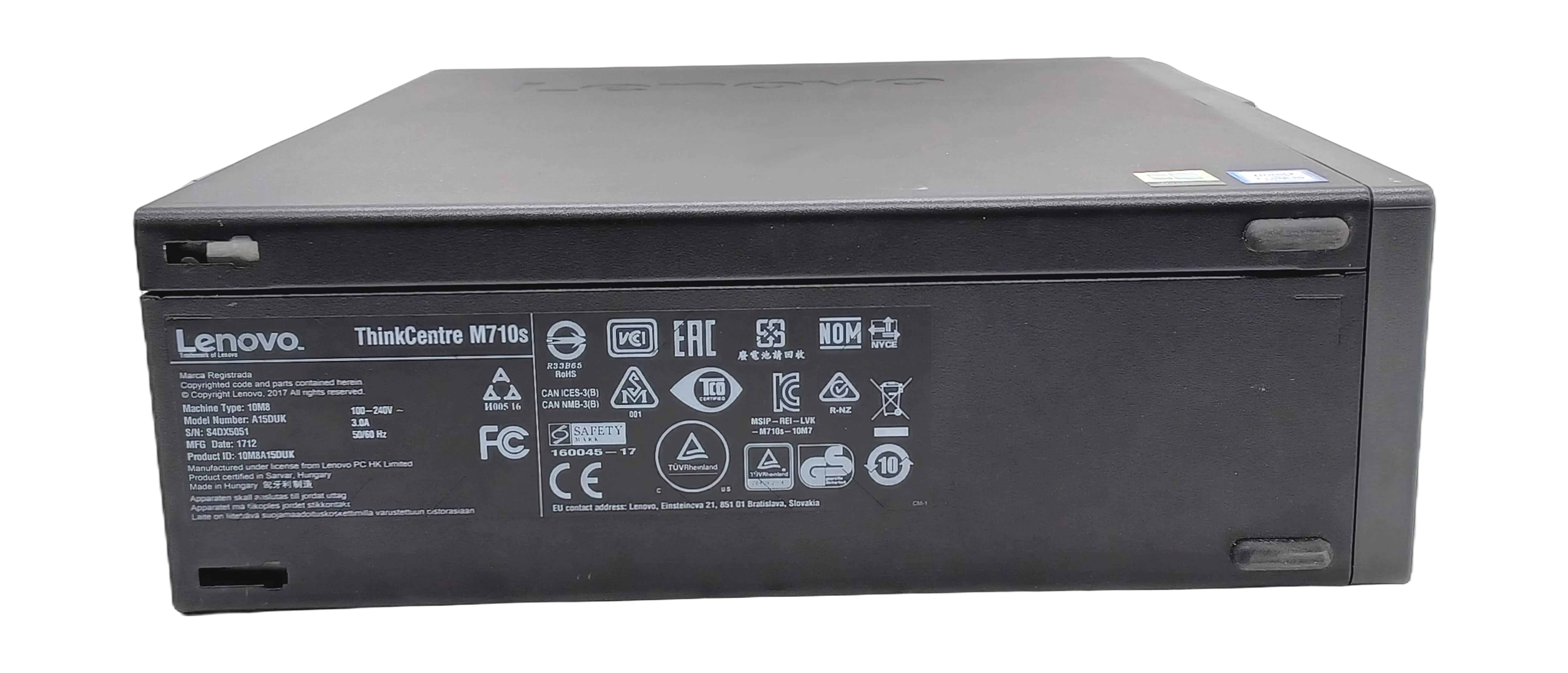 Lenovo ThinkCentre M710s SFF PC, Core i5 7th Gen, 8GB RAM, 256GB SSD, Windows 10 - Image 6