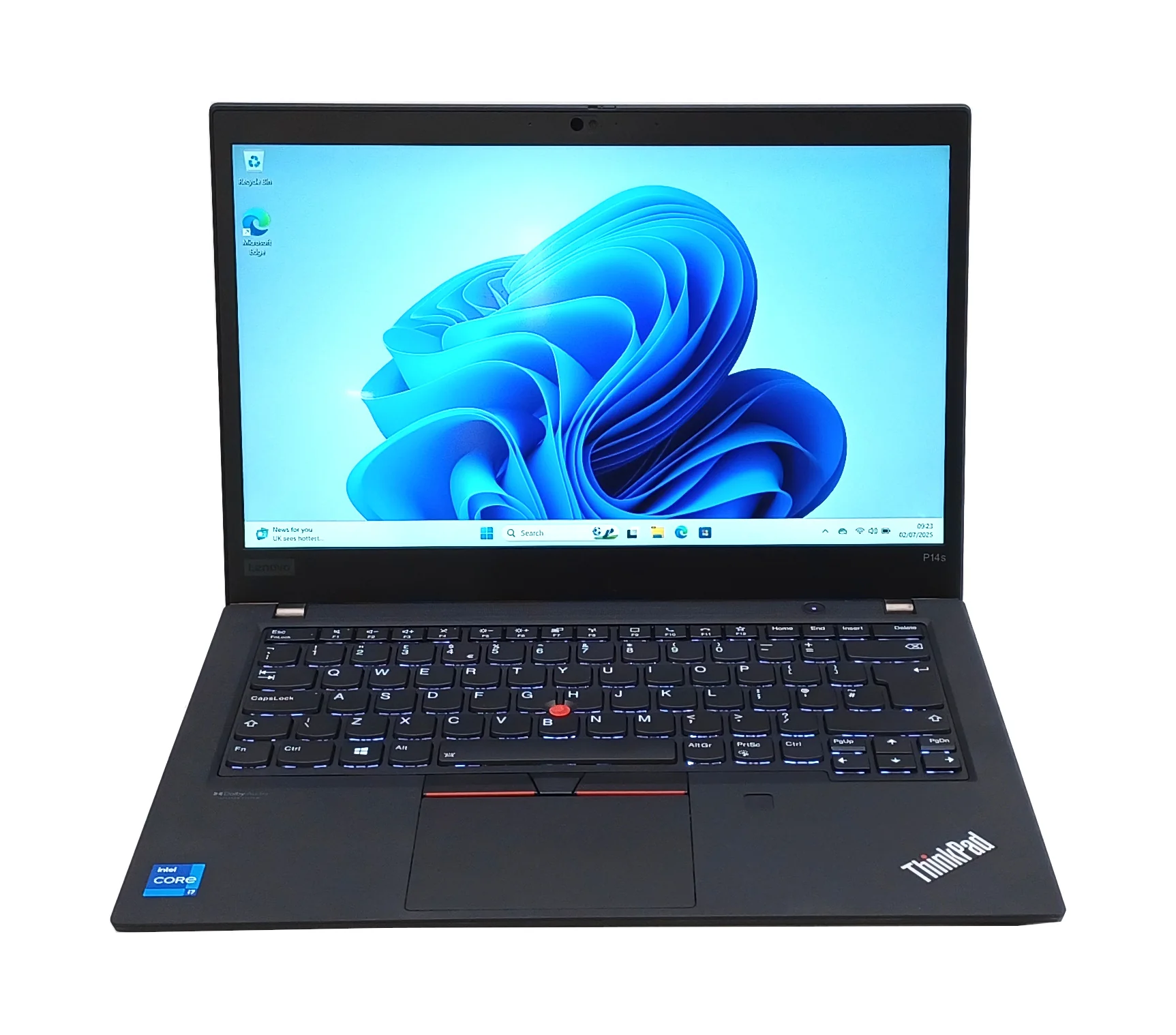 Lenovo ThinkPad P14s Gen 2, 14" Core i7 11th Gen, 16GB RAM, 256GB SSD - Image 2