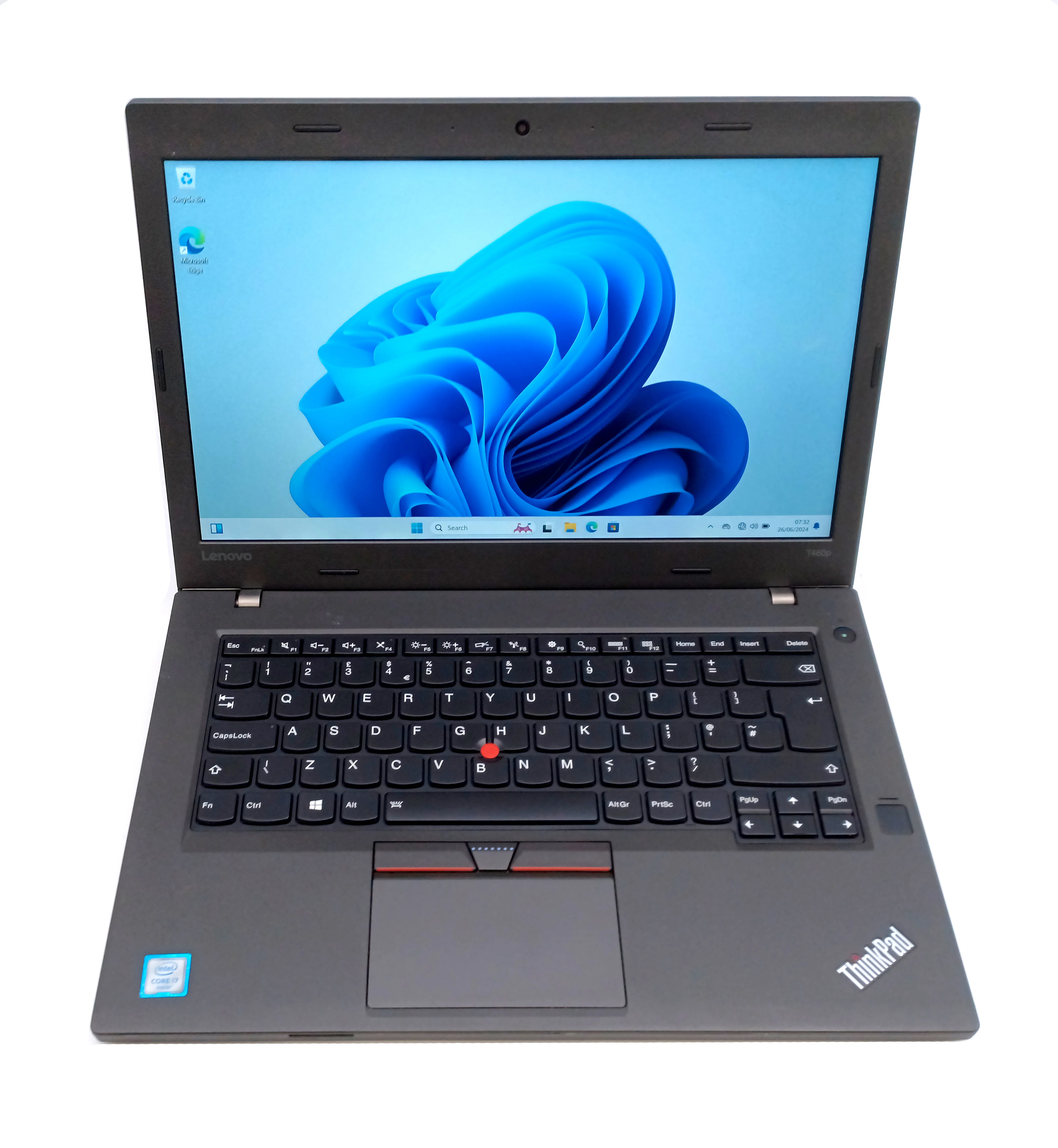 Lenovo ThinkPad T460p Laptop 14" i7 6th Gen, 16GB RAM, 240GB SSD - Image 2