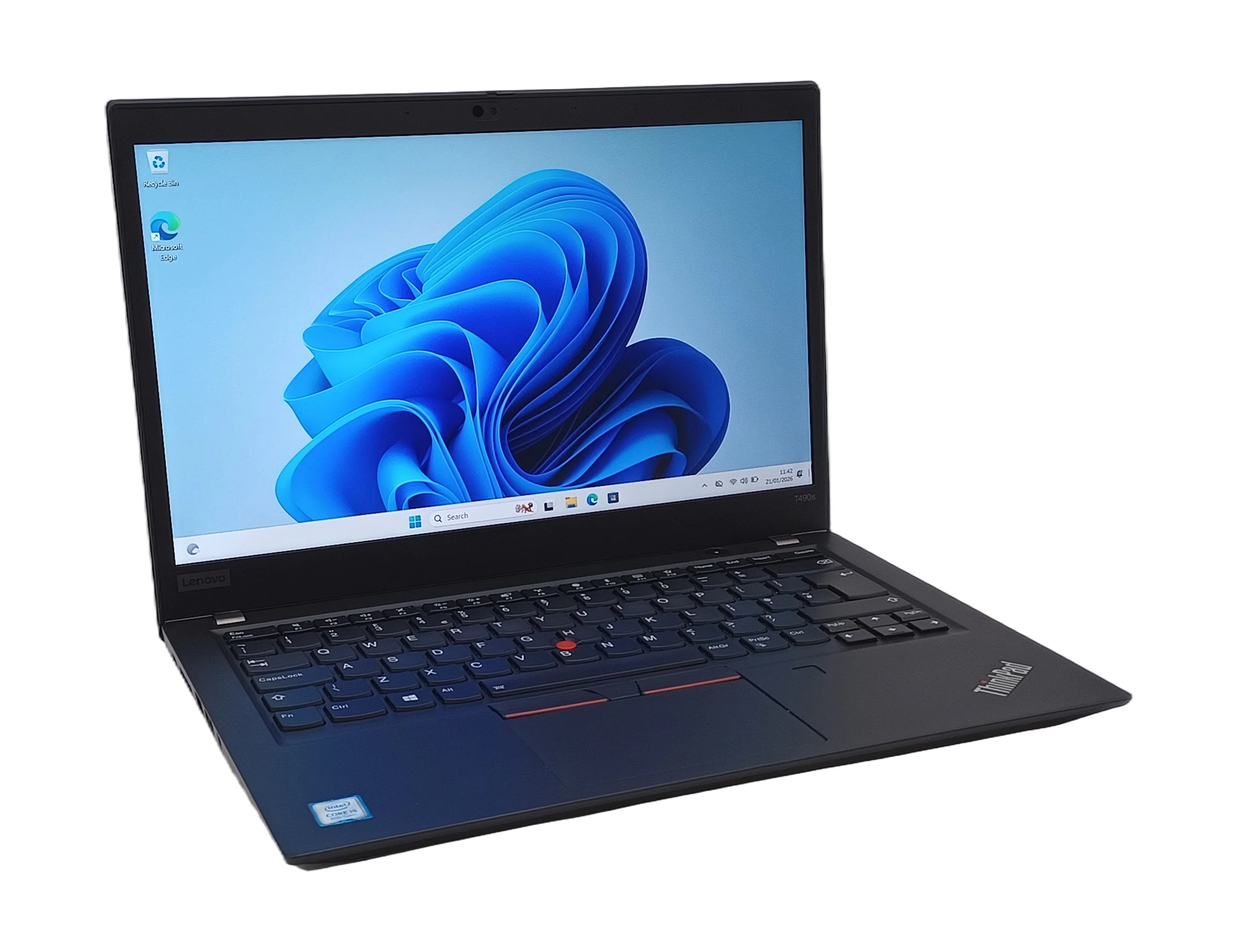 Lenovo ThinkPad T490s Laptop, 14" i5 8th Gen, 8GB RAM, 256GB SSD, Windows 11
