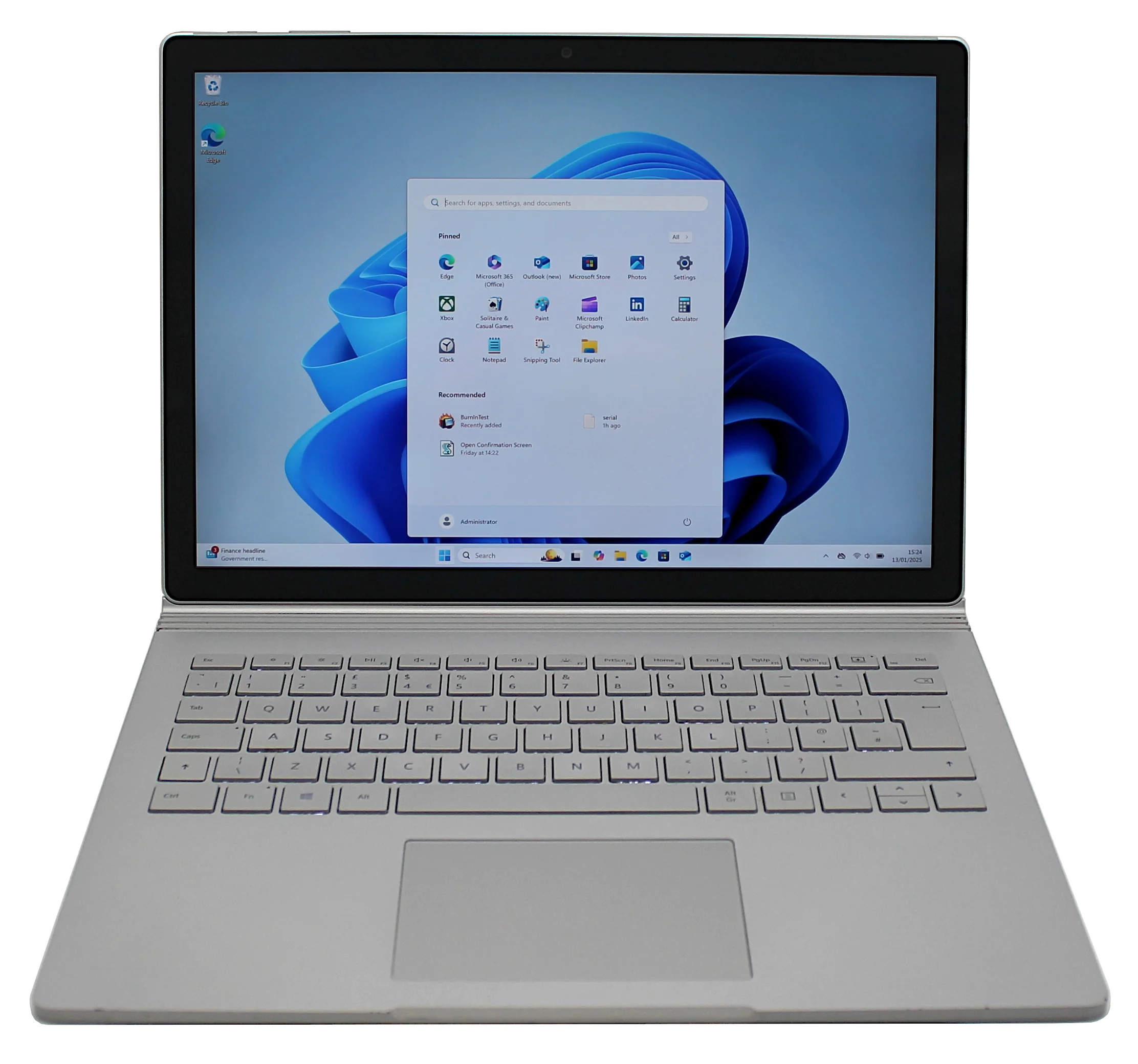 Microsoft Surface Book 2 Laptop, 13.5" i5 7th Gen, 8GB RAM, 128GB SSD - Image 2