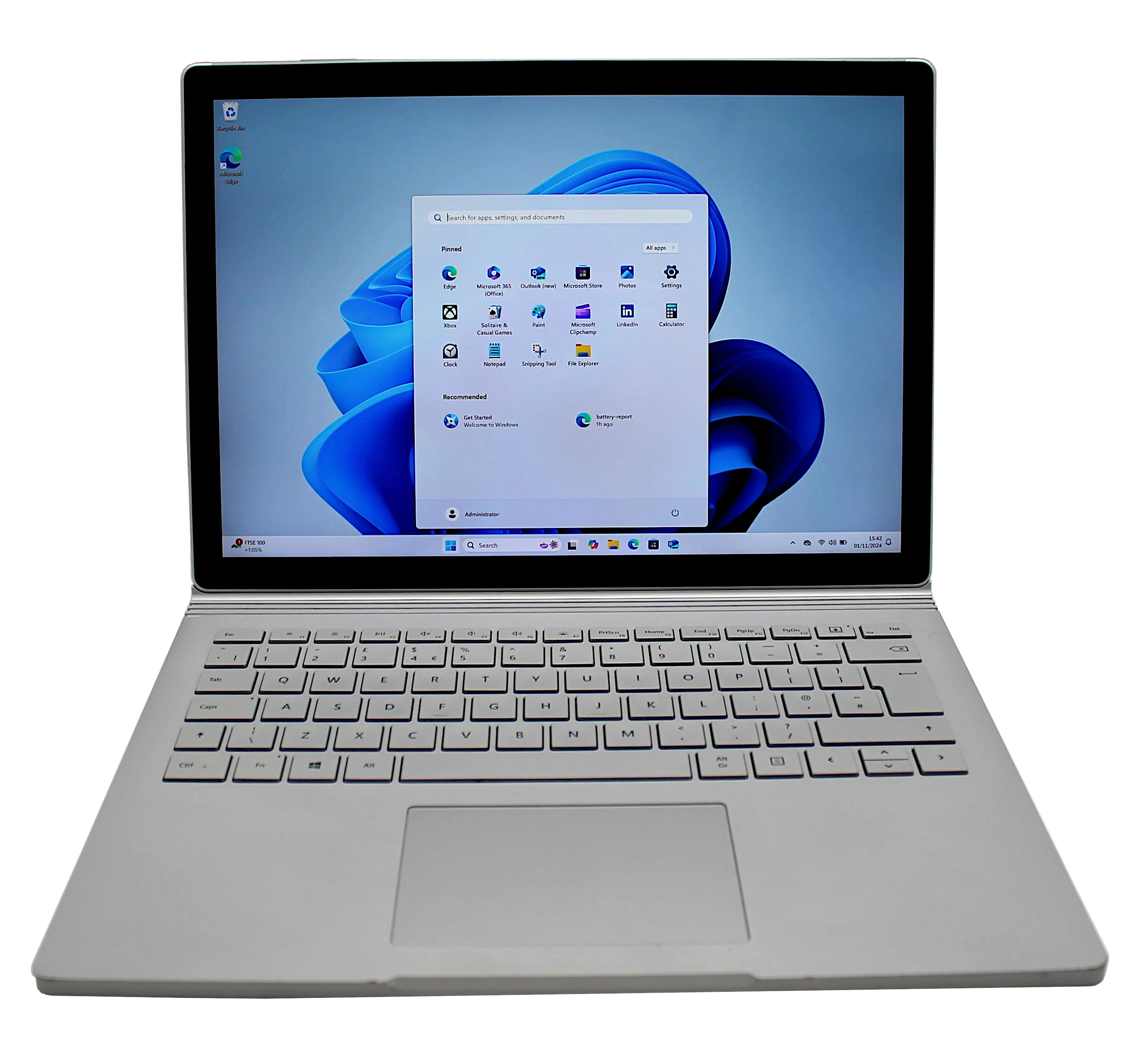 Surface Book 2 Laptop, 13.5" i7 8th Gen, 8GB RAM, 256GB SSD, NVIDIA, Windows 11 - Image 2