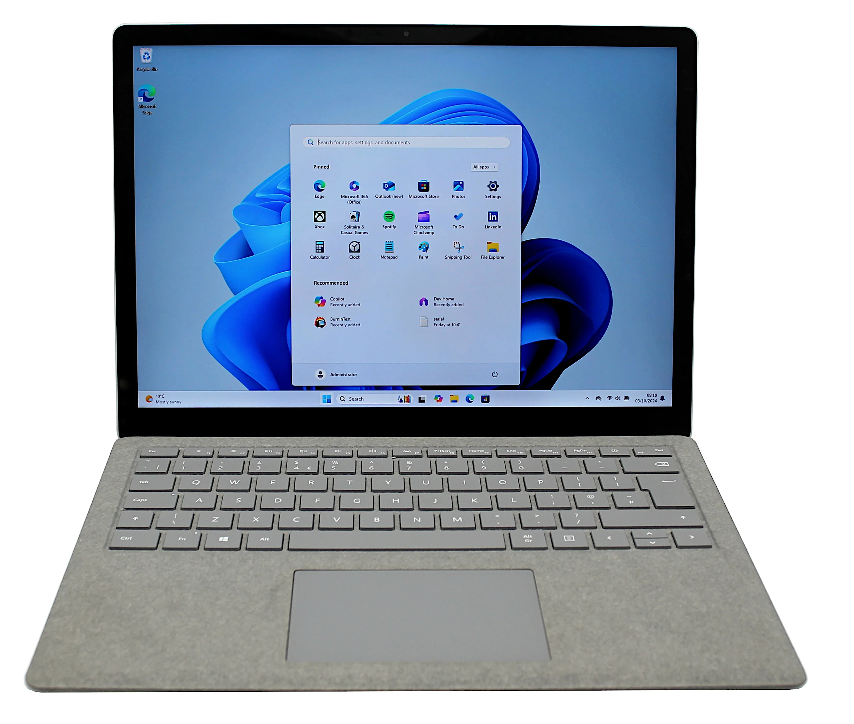 Microsoft Surface Laptop 2, 13" Core i5 8th Gen, 8GB RAM, 256GB eMMC - Image 3