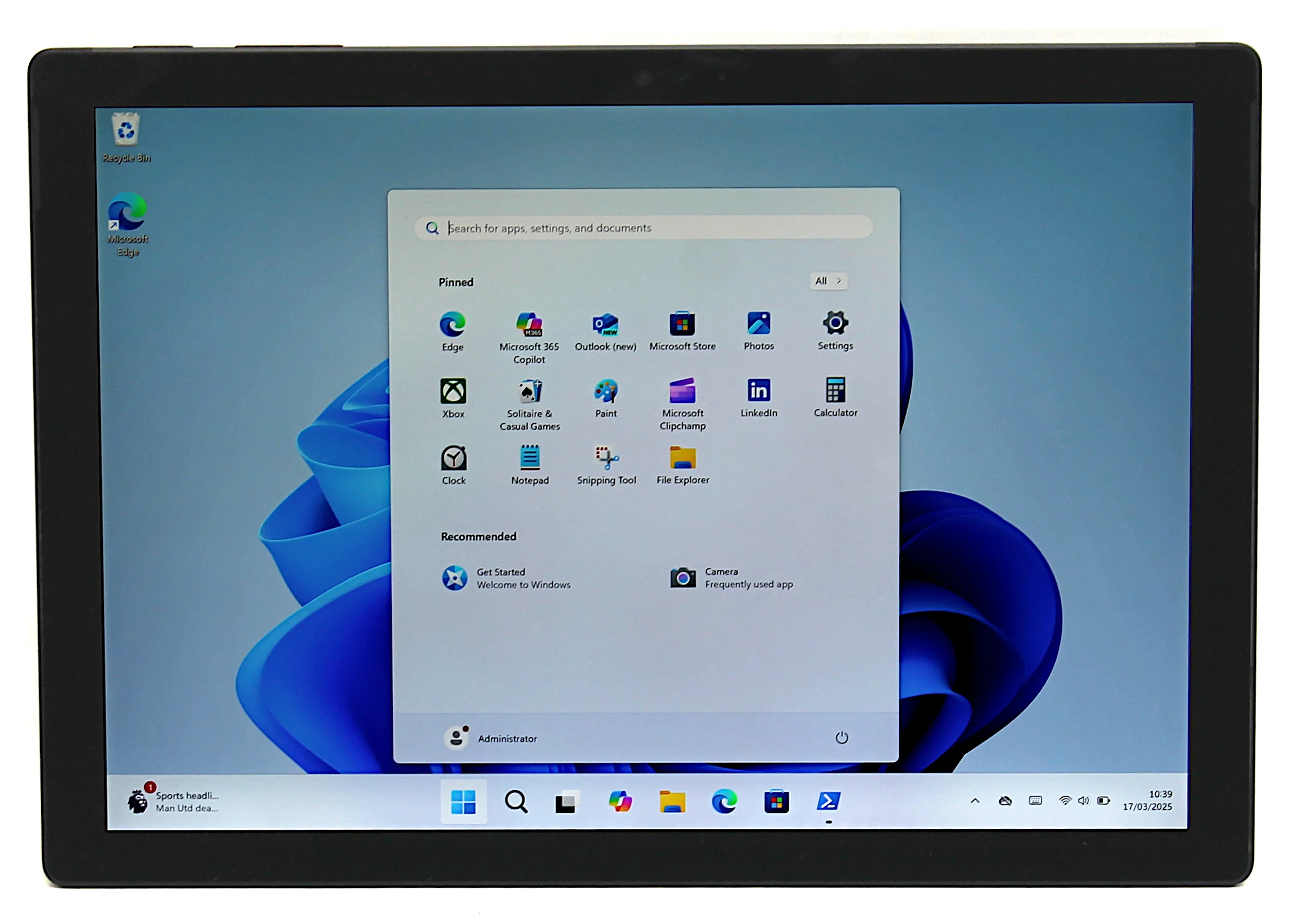 Microsoft Surface Pro 6 Tablet, Core i5, 8GB RAM, 256GB eMMC, 1796, Black - Image 6