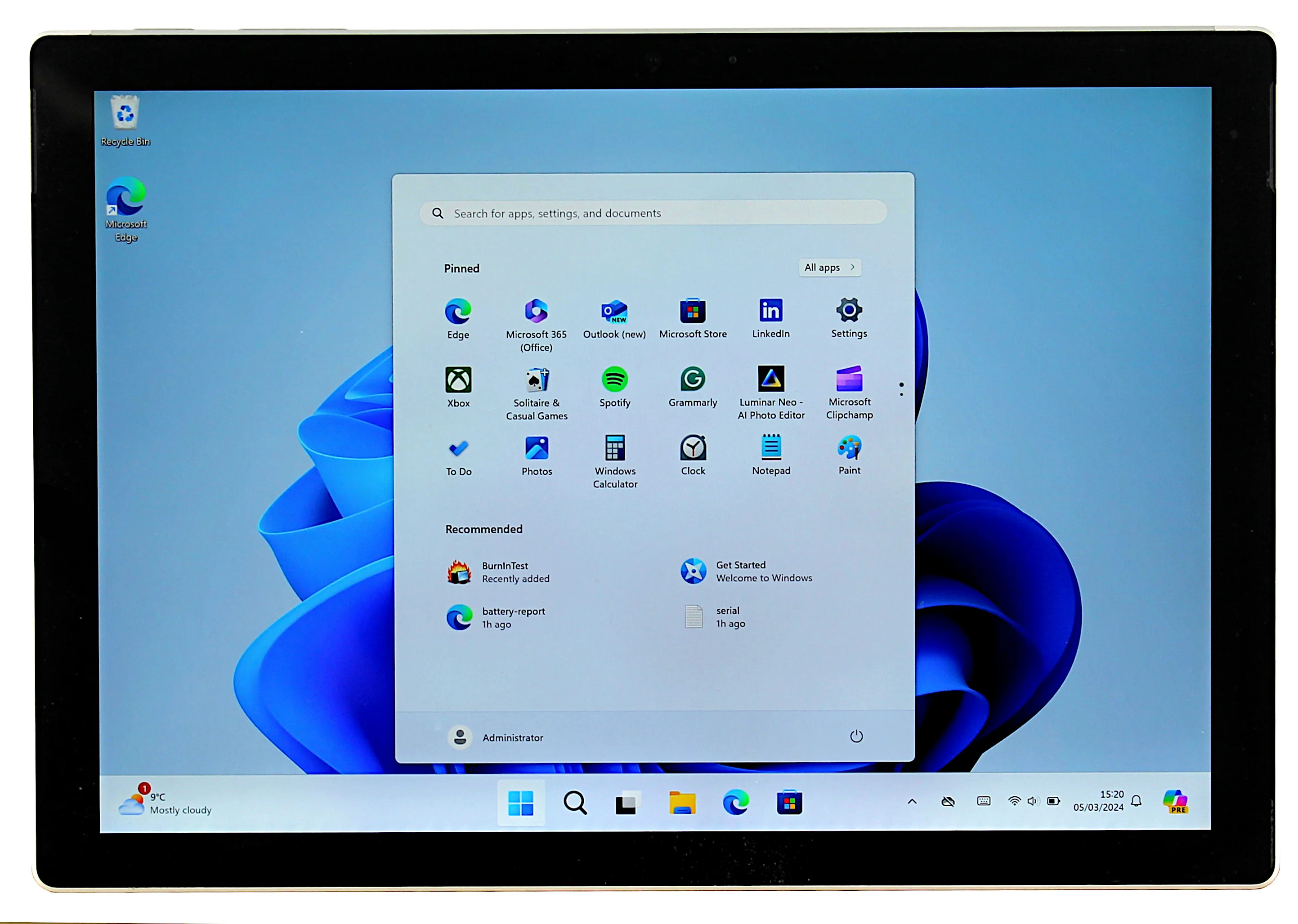Microsoft Surface Pro 6 Tablet, 1796, Core i7 8th Gen, 16GB RAM, 256GB eMMC, W11 - Image 4