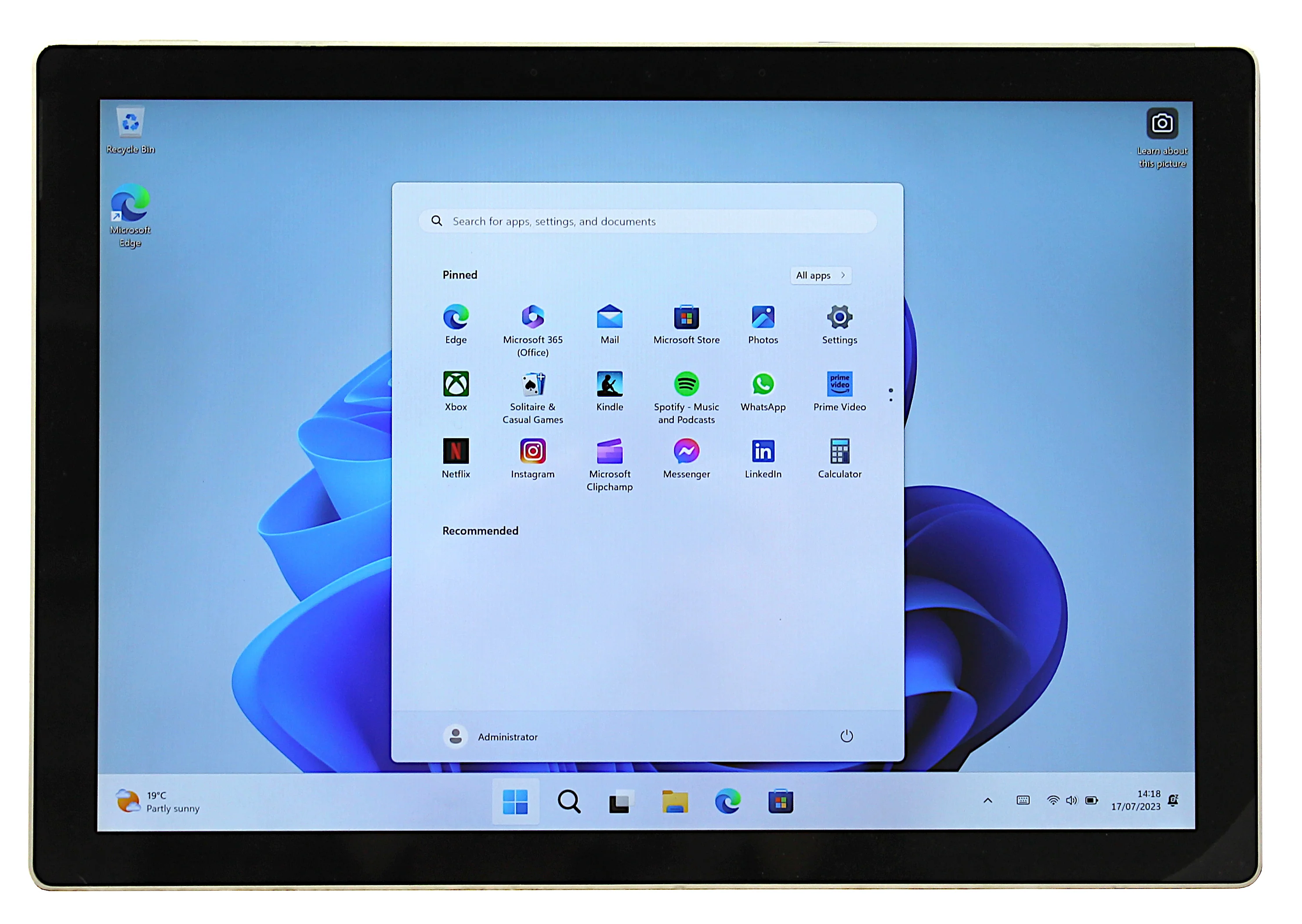 Microsoft Surface Pro 7, 12.3" 10th Gen Core i7, 16GB RAM, 256GB eMMC - Image 5