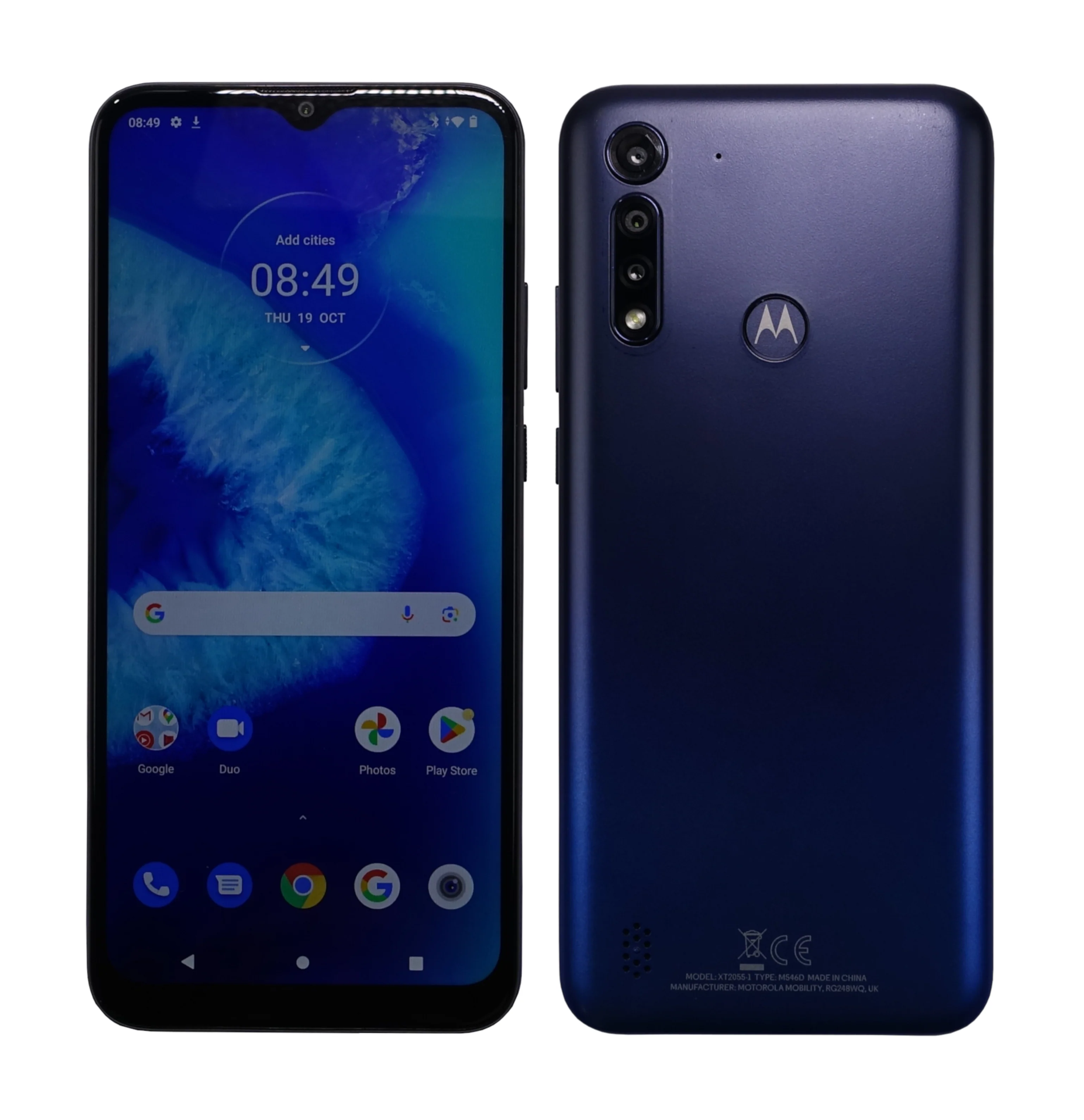 Motorola Moto G8 Power Lite Smartphone, 64GB, Vodafone, Arctic Blue, XT2055-1 - Image 3