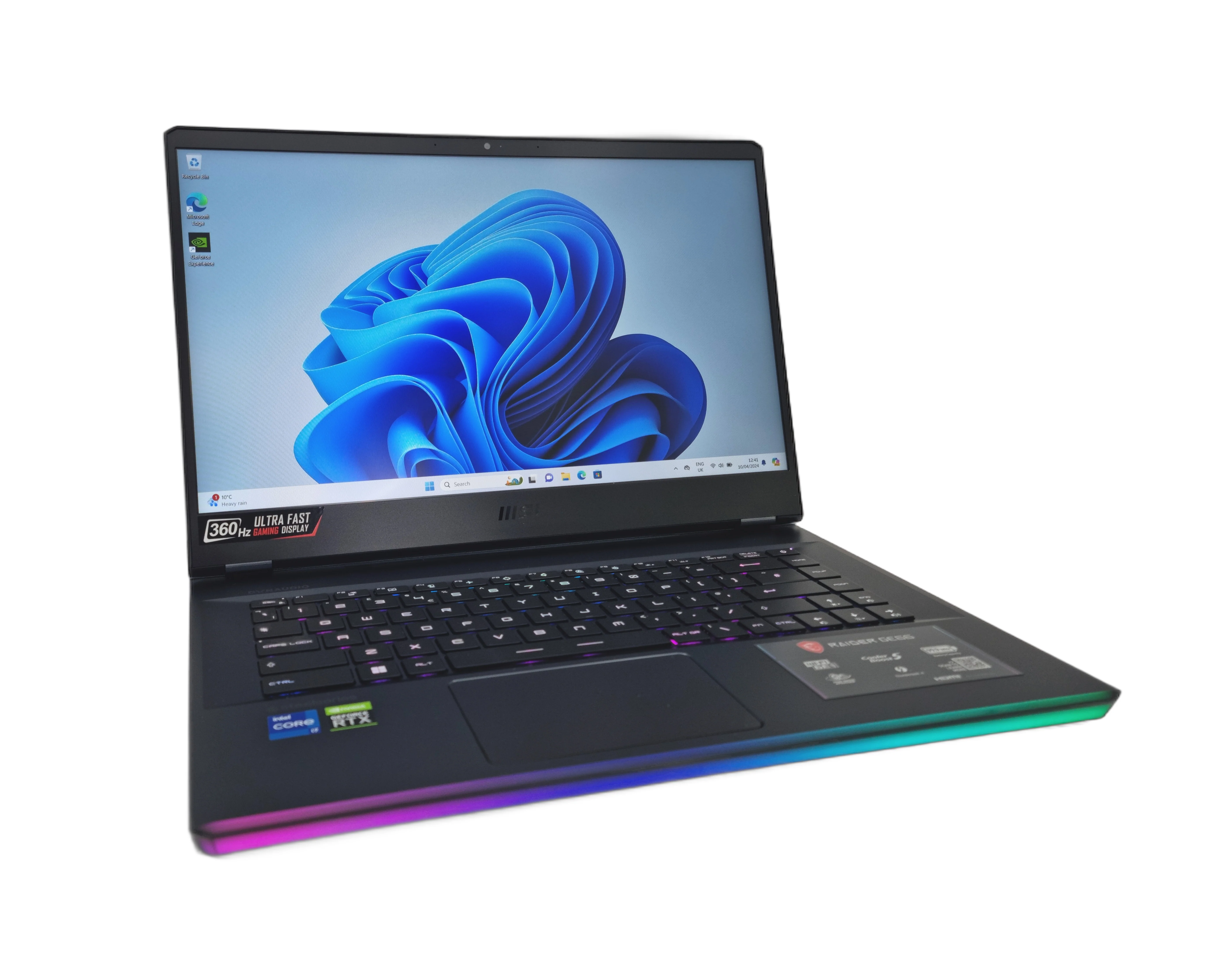 MSI Raider GE66 12UGS, 15.6" Core i7 12th Gen, 16GB RAM, 1TB SSD, 3070Ti