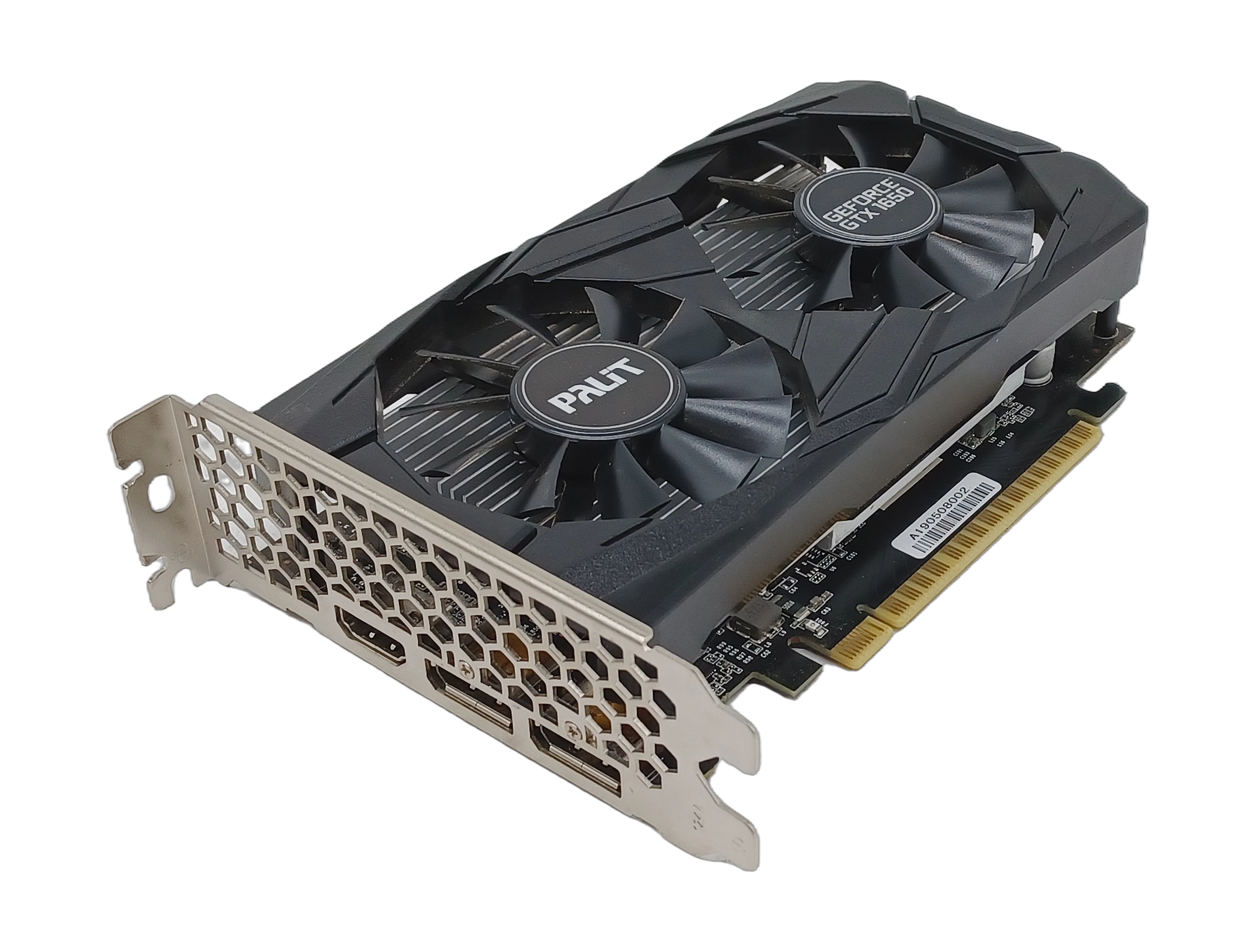 Palit Nvidia GTX 1650 Dual OC 4GB Graphics Card 2xDP 1xHDMI mITX - Image 2