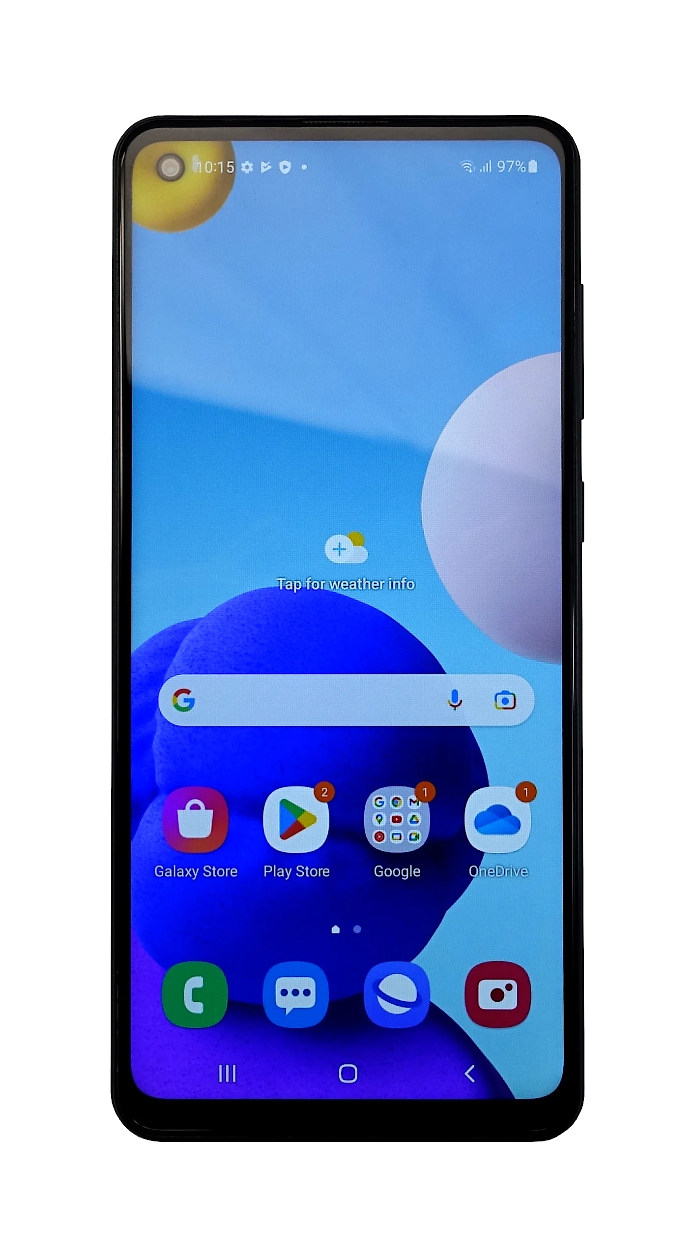 Samsung Galaxy A21s Smartphone, 32GB, Vodafone, Black, SM-A217F