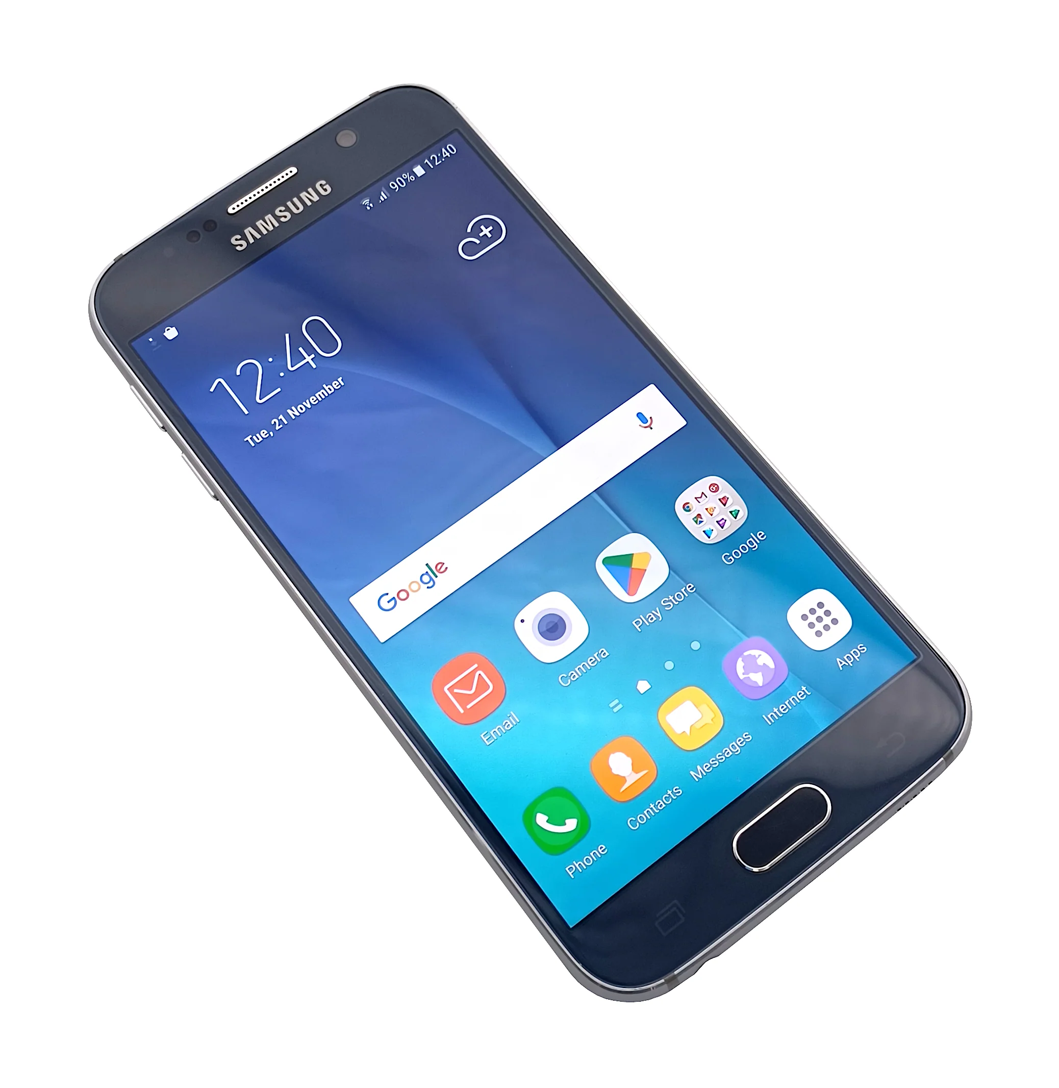 Samsung Galaxy S6 Smartphone, 32GB, Vodafone, Black, SM-G920F - Image 3