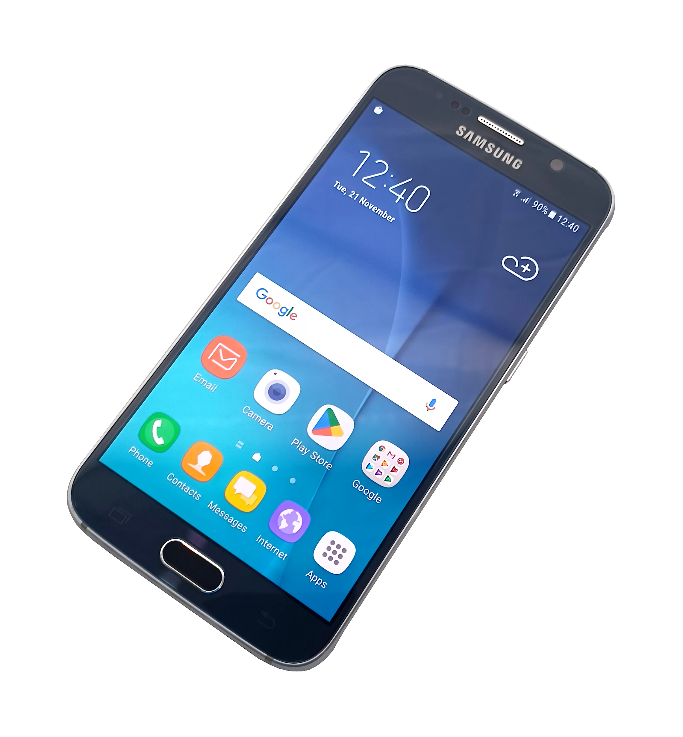 Samsung Galaxy S6 Smartphone, 32GB, Vodafone, Black, SM-G920F - Image 5