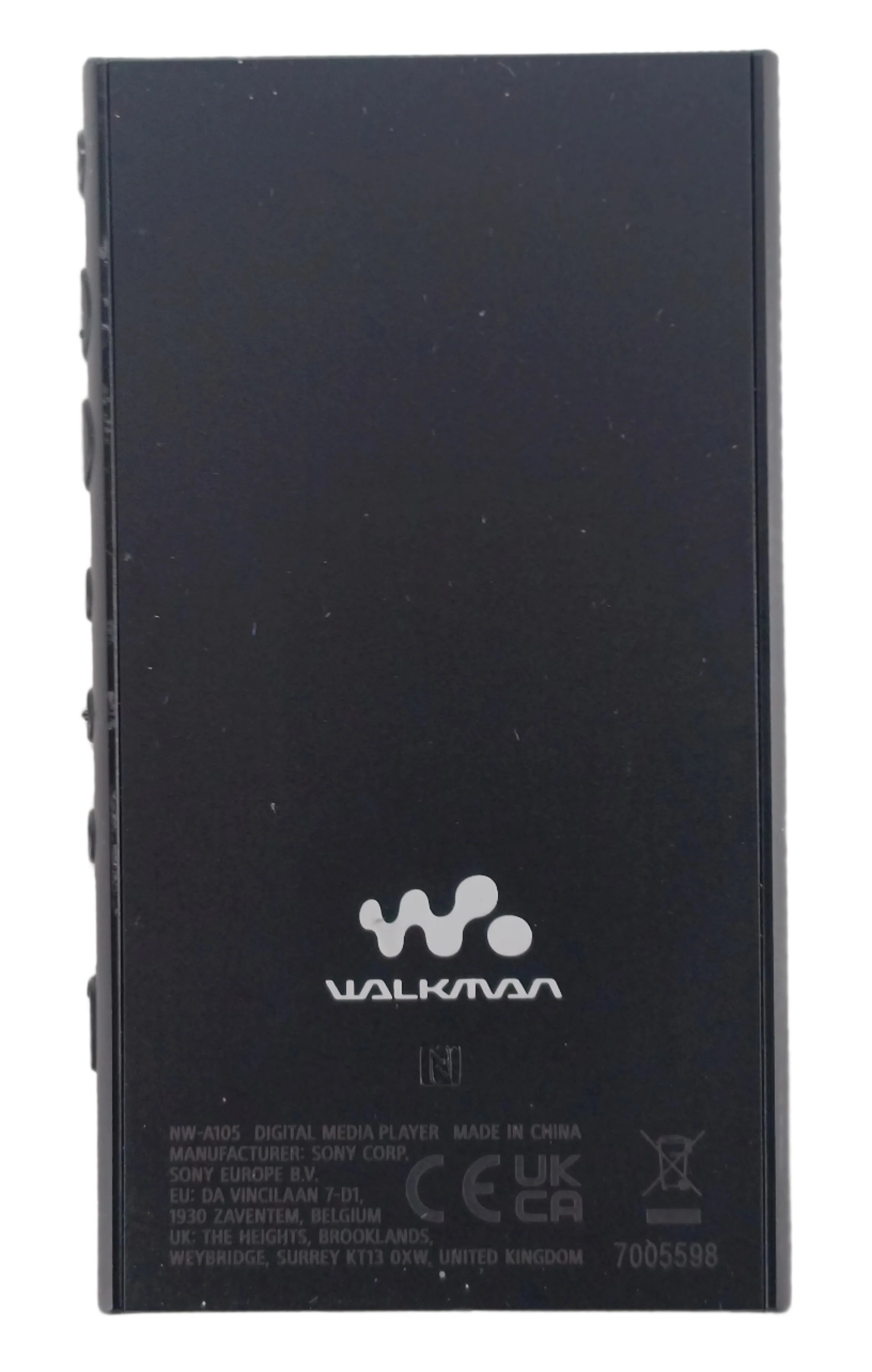 Sony Walkman NW-A105 16GB Hi-Res Digital Music Player, Black - Image 2