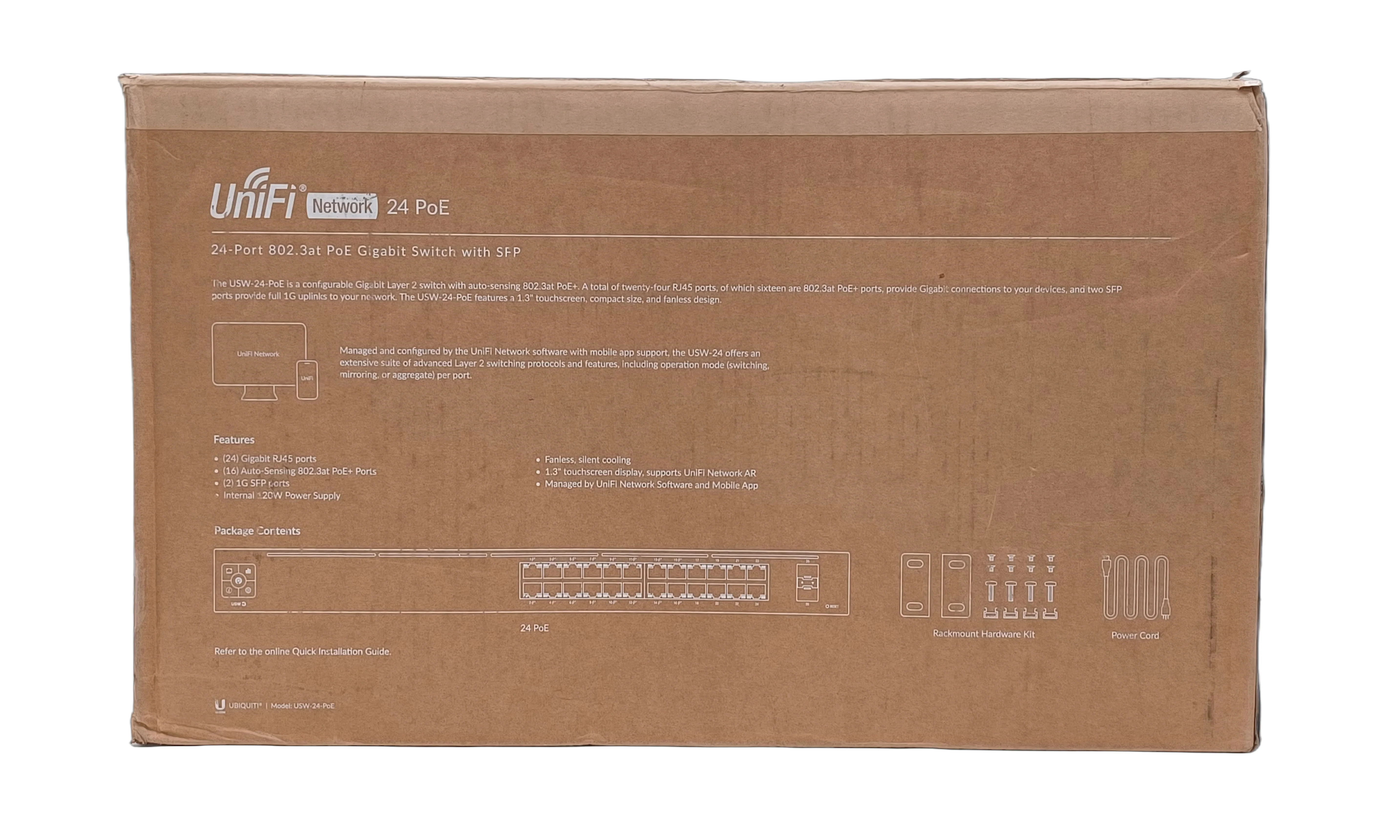 Ubiqiti USW-24-PoE UniFi 24-Port 802.3at Layer2 PoE Gigabit Switch with PoE - Image 6